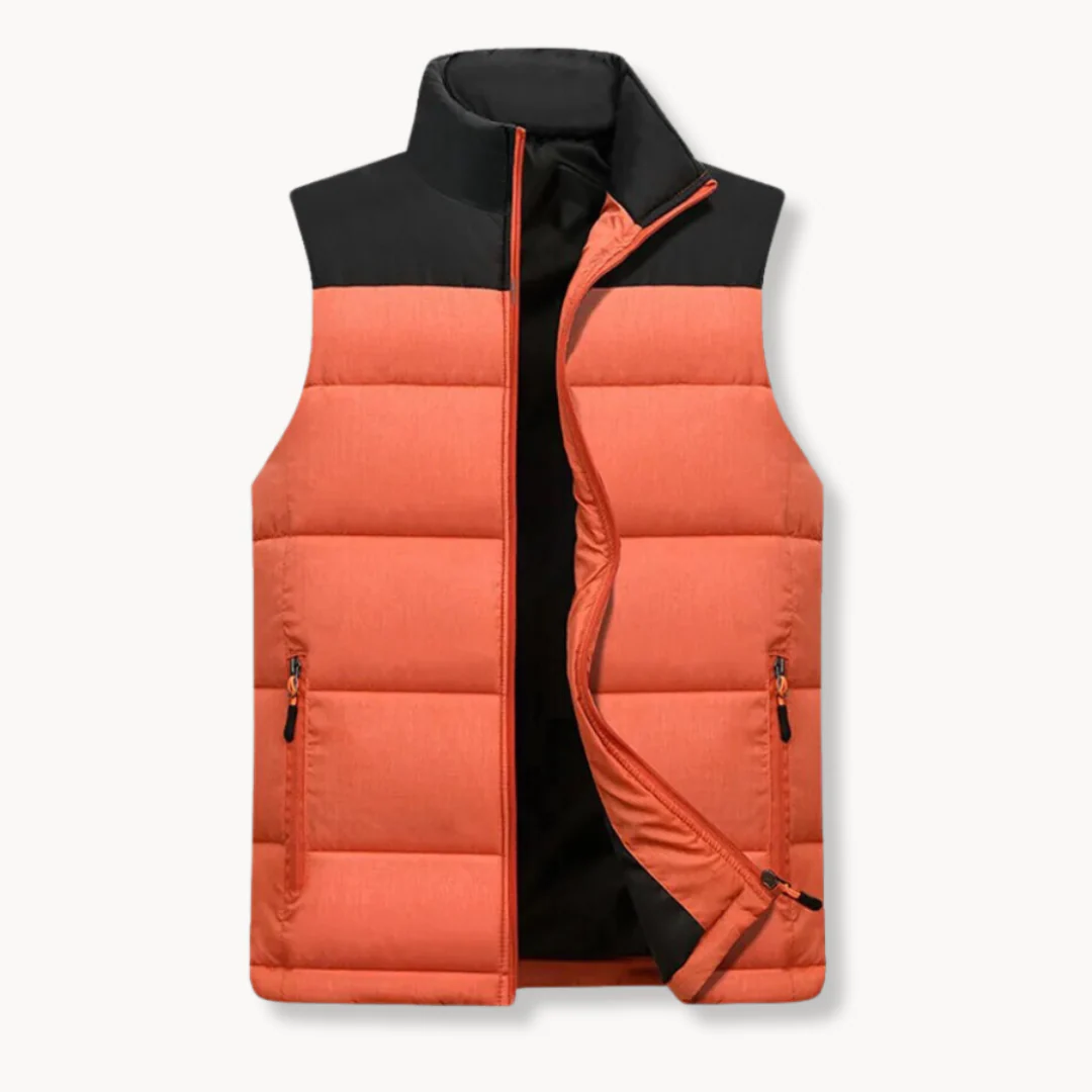 Anton | heren gewatteerd bodywarmer met stretch pasvorm - Image 3
