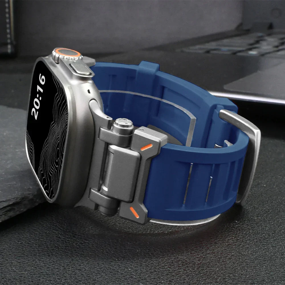 Apple Watch band | Silicone sport bandje heren en dames - Image 4