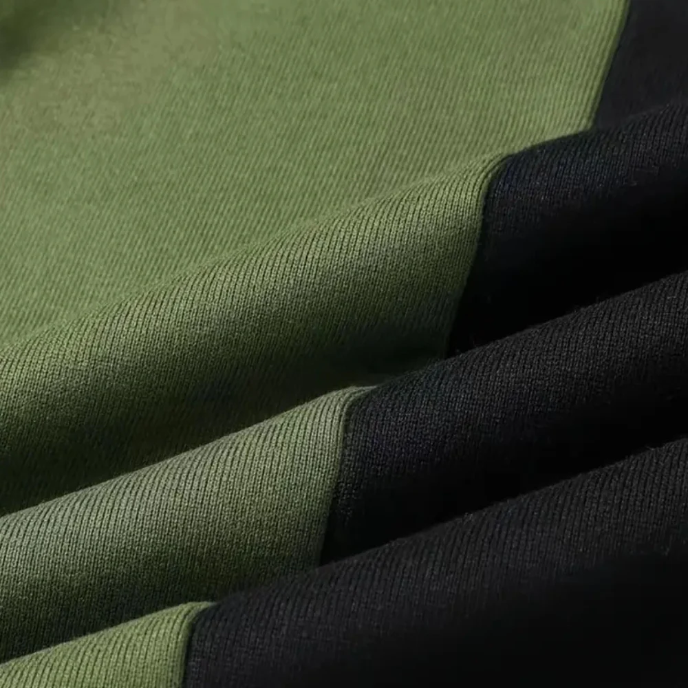 Callan | Heren tweekleurige hoodie met capuchon en trekkoord - Image 5