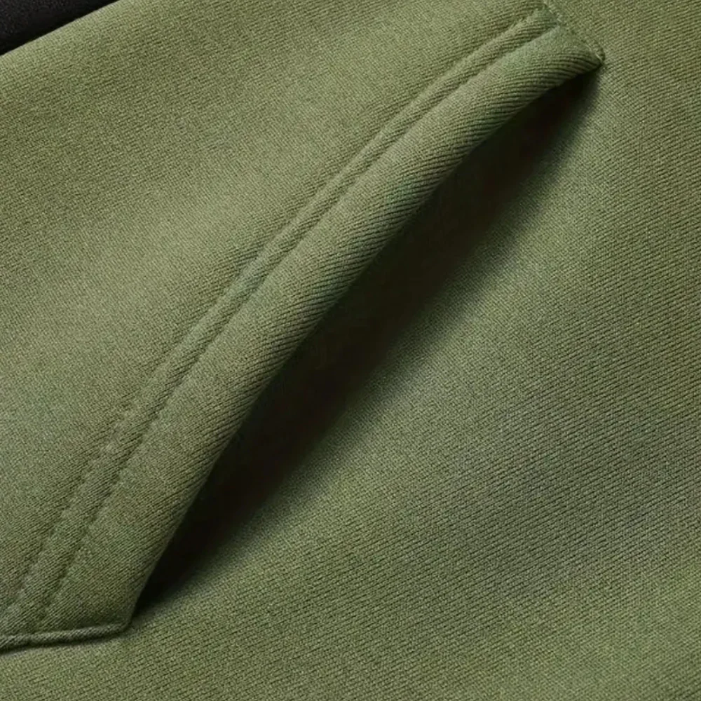 Callan | Heren tweekleurige hoodie met capuchon en trekkoord - Image 6