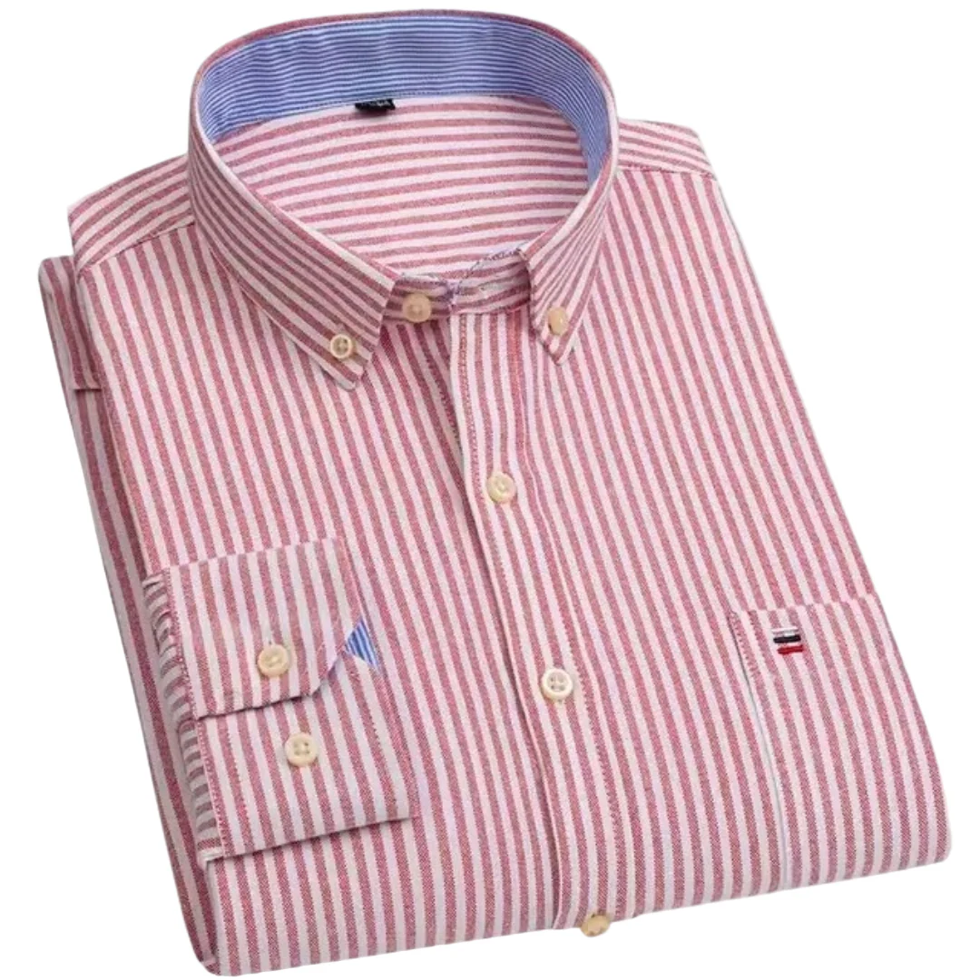 Classic Check Shirt | Heren overhemd met borstzak en lange mouwen - Image 10