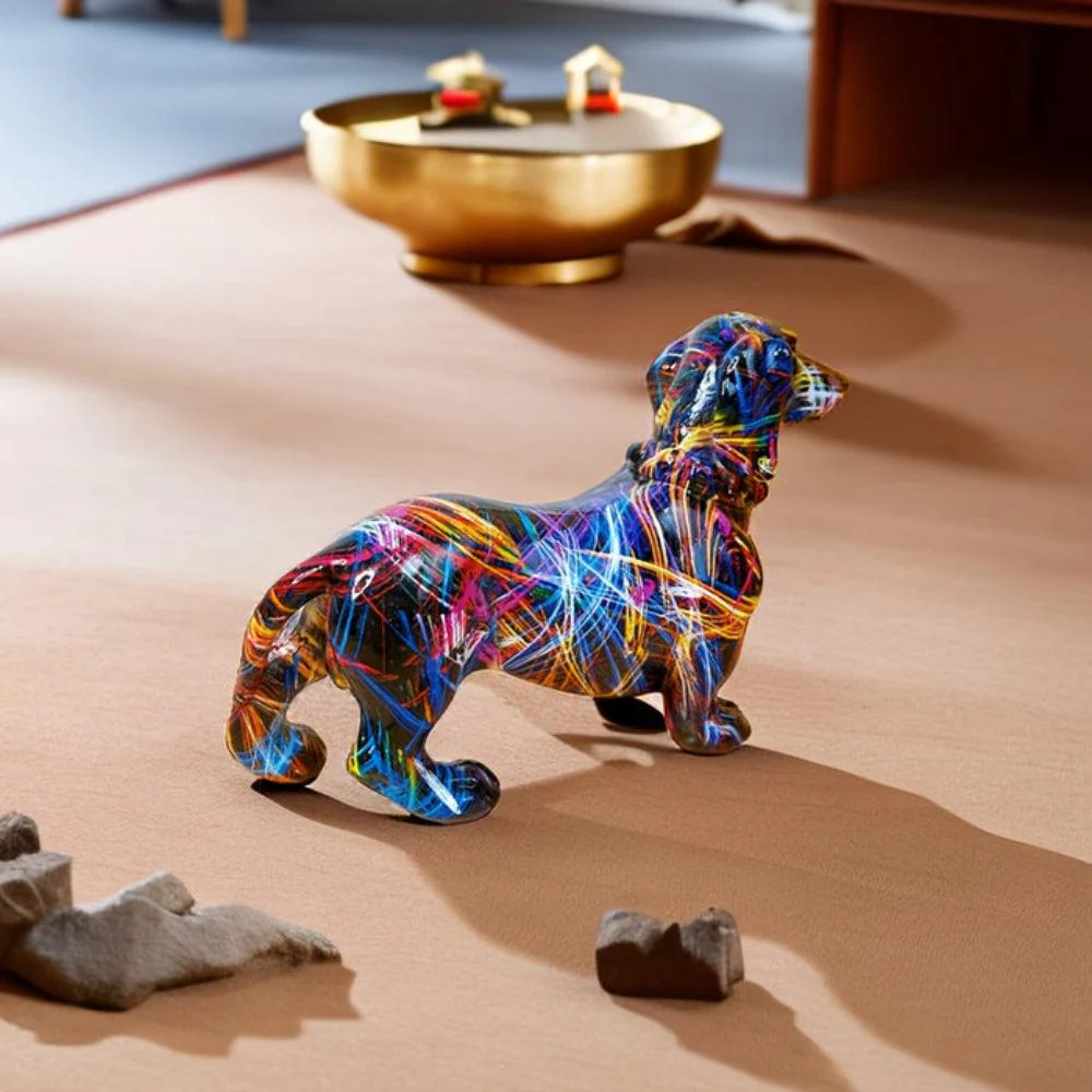DachshundArt™ | Kleurrijke teckel decoratie voor een uniek interieur - Image 2