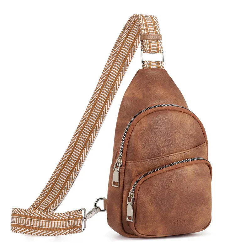 Dames leren crossbody schoudertas met verstelbare band - Image 10