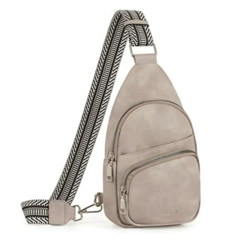 Dames leren crossbody schoudertas met verstelbare band - Image 7