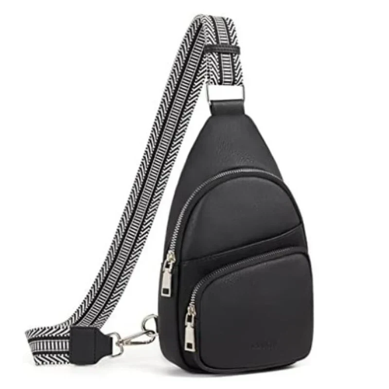Dames leren crossbody schoudertas met verstelbare band - Image 8