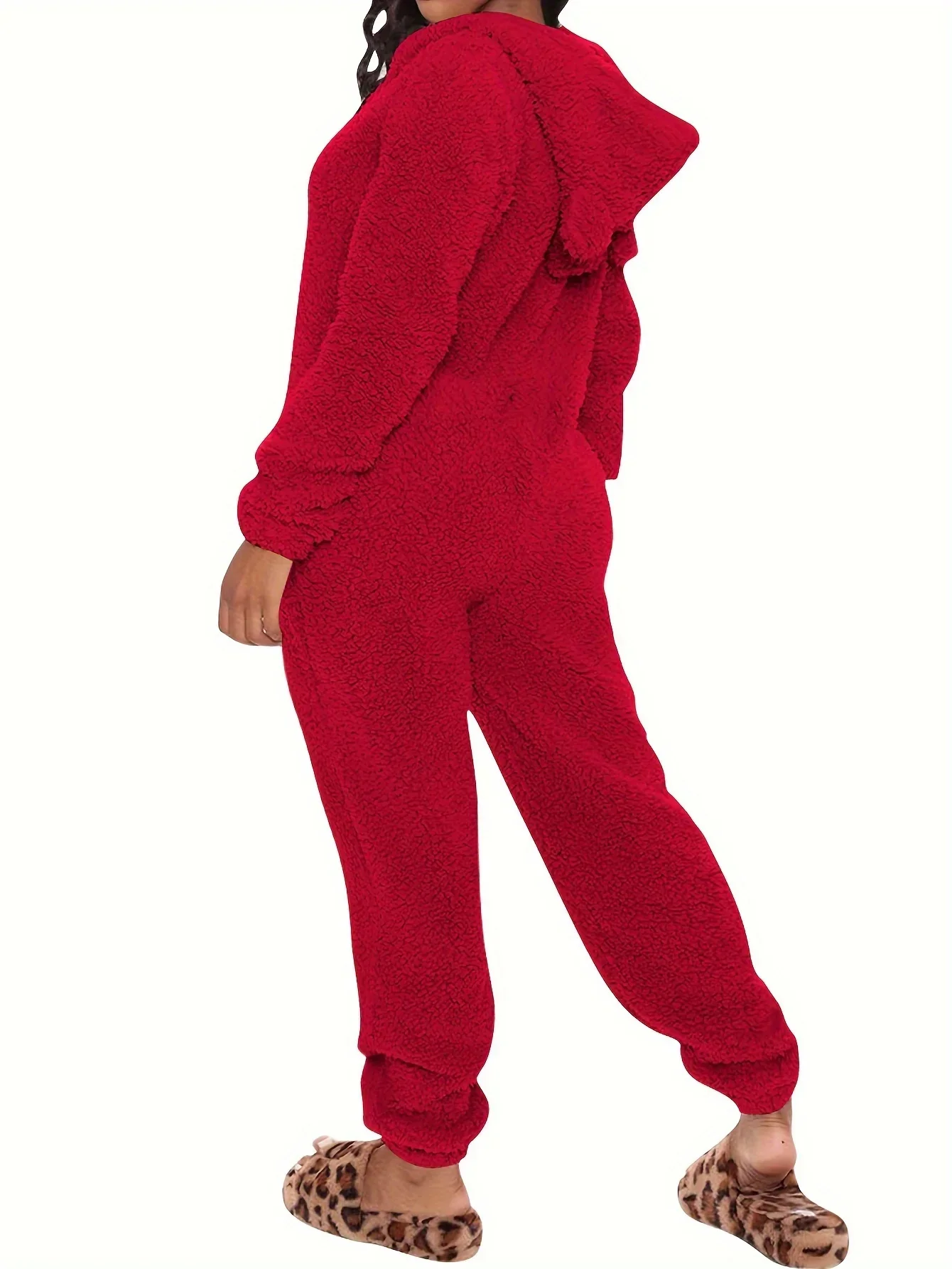 Dames Onesie | Warme Fleece Pyjama Jumpsuit - Image 3