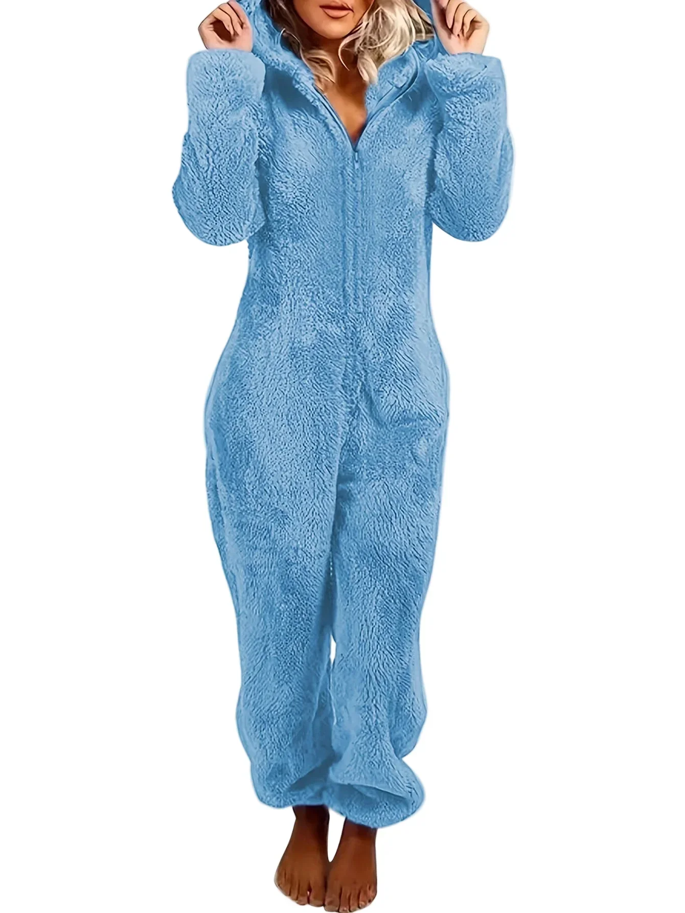 Dames Onesie | Warme Fleece Pyjama Jumpsuit - Image 6