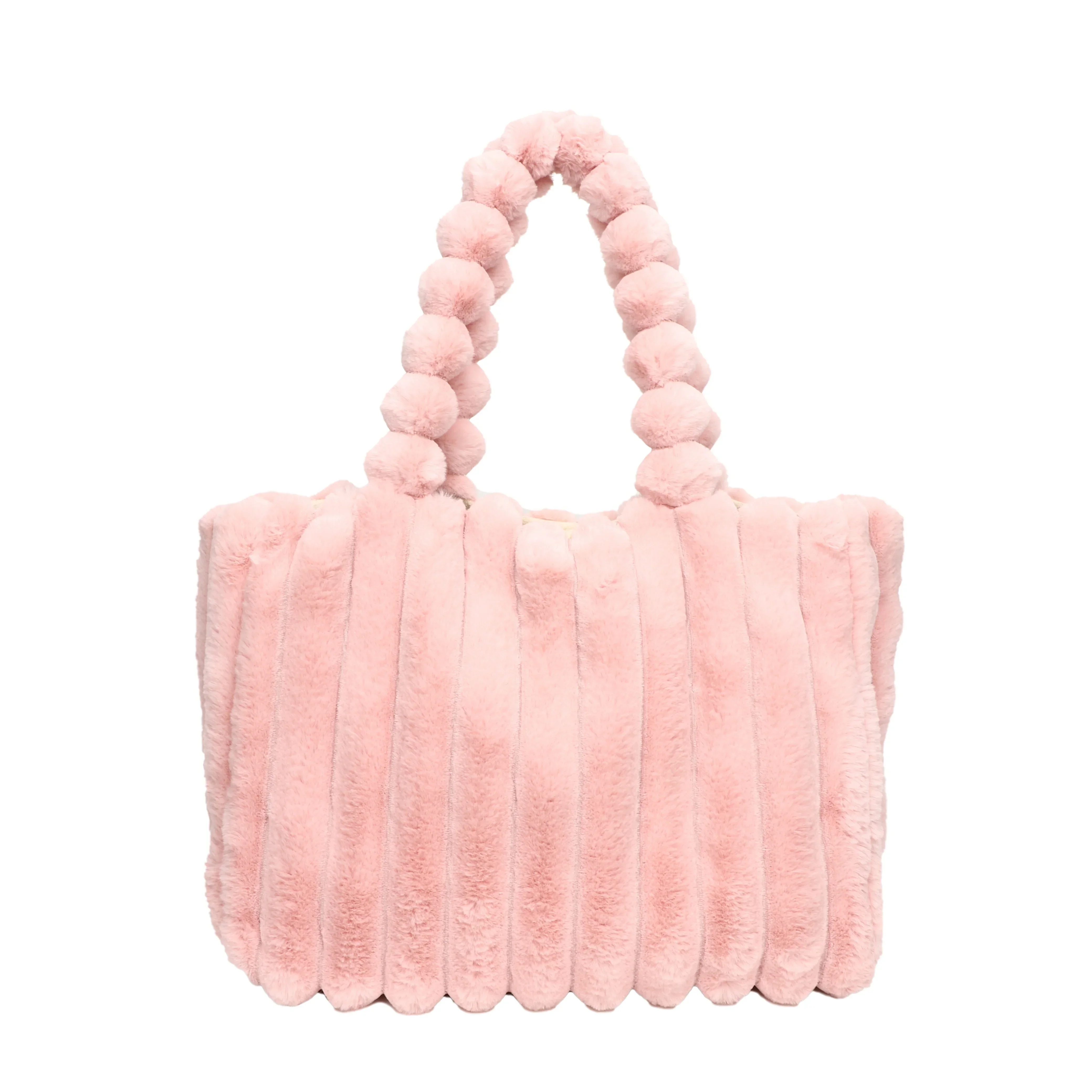 Dames tas | Pluche puffy schoudertas dames met grote capaciteit - Image 7