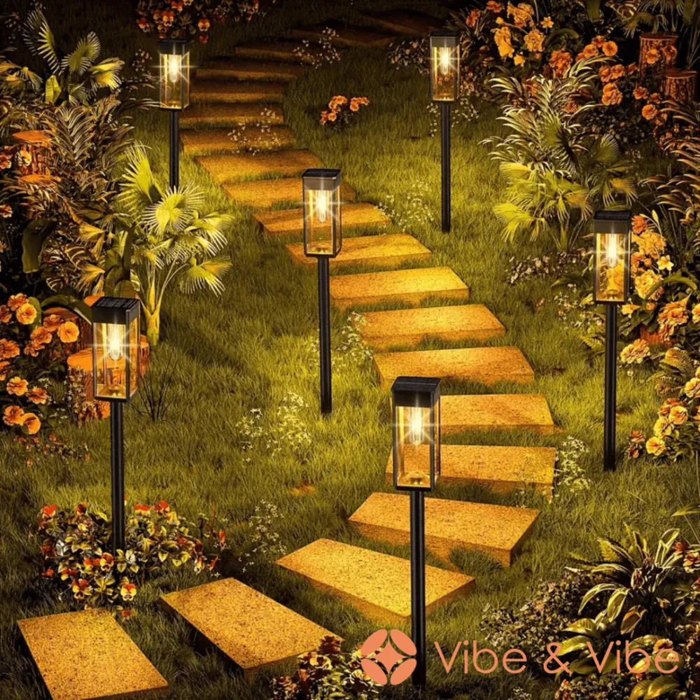 Elegante Zonne-energie Tuinpadverlichting | 1+1 gratis