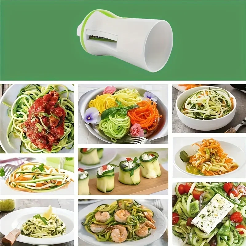 Groente spiralizer | Handmatige spiraalsnijder met opvangbak - Image 5