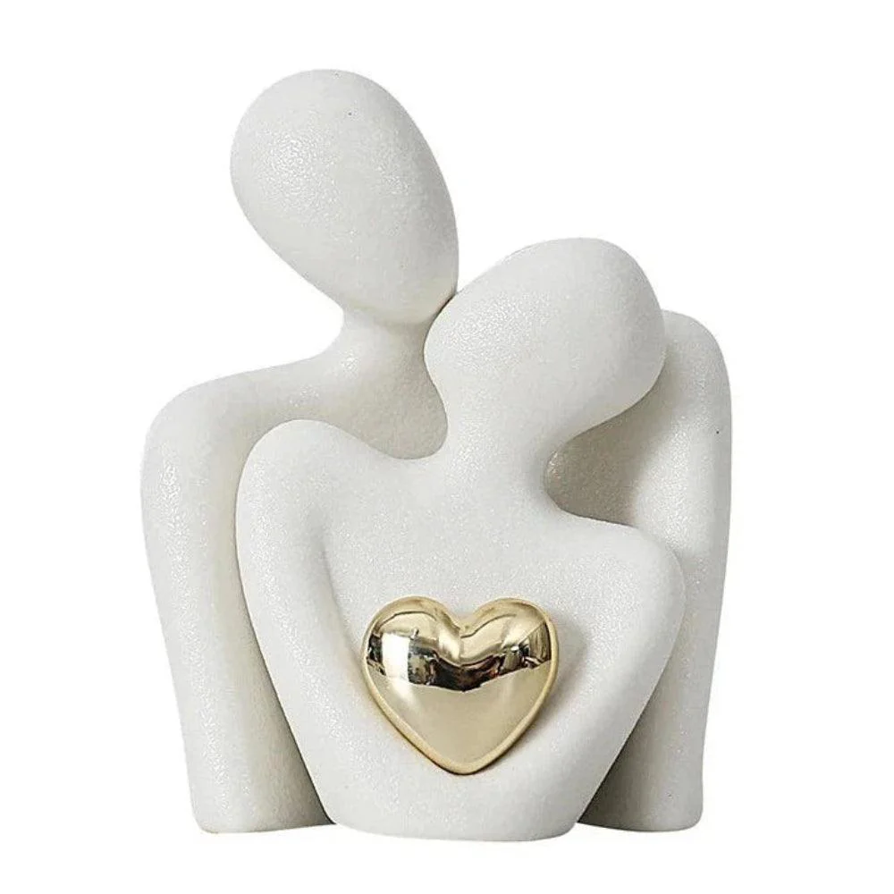 HeartGlow | Abstracte gouden omhelzing decoratie - Image 15