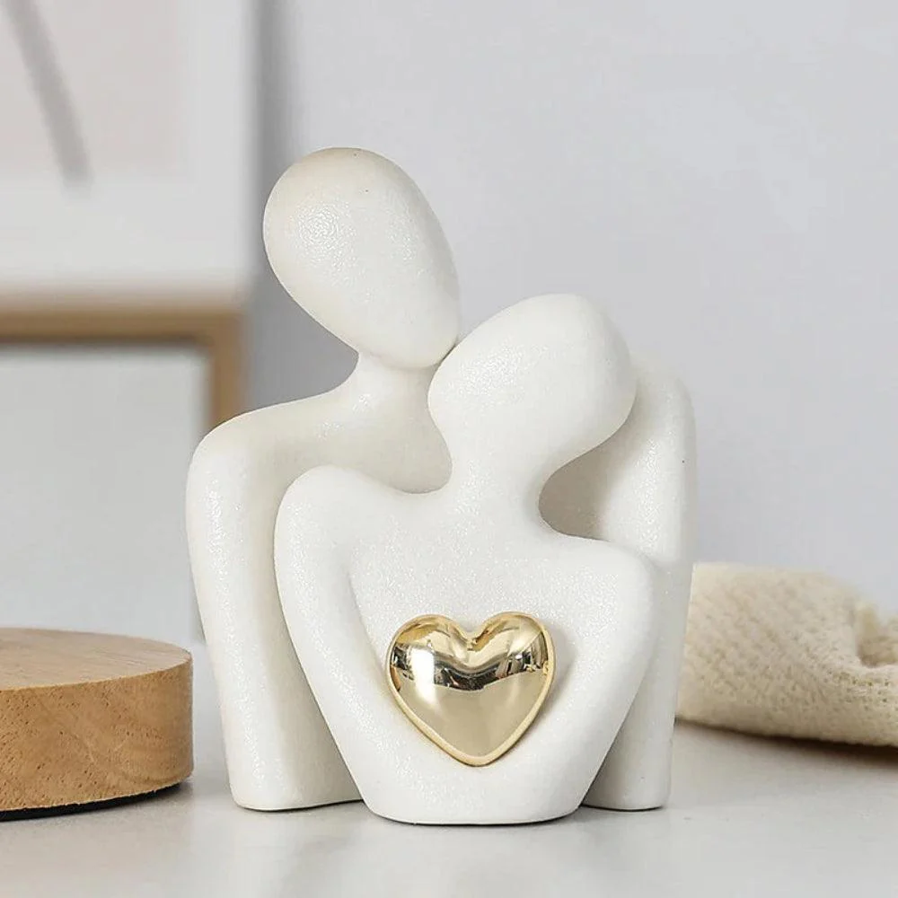 HeartGlow | Abstracte gouden omhelzing decoratie - Image 16
