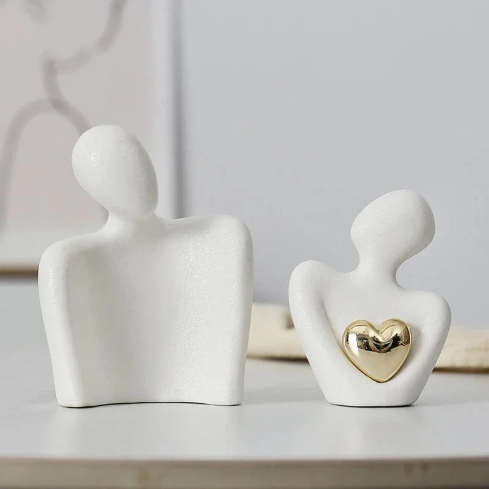 HeartGlow | Abstracte gouden omhelzing decoratie - Image 6