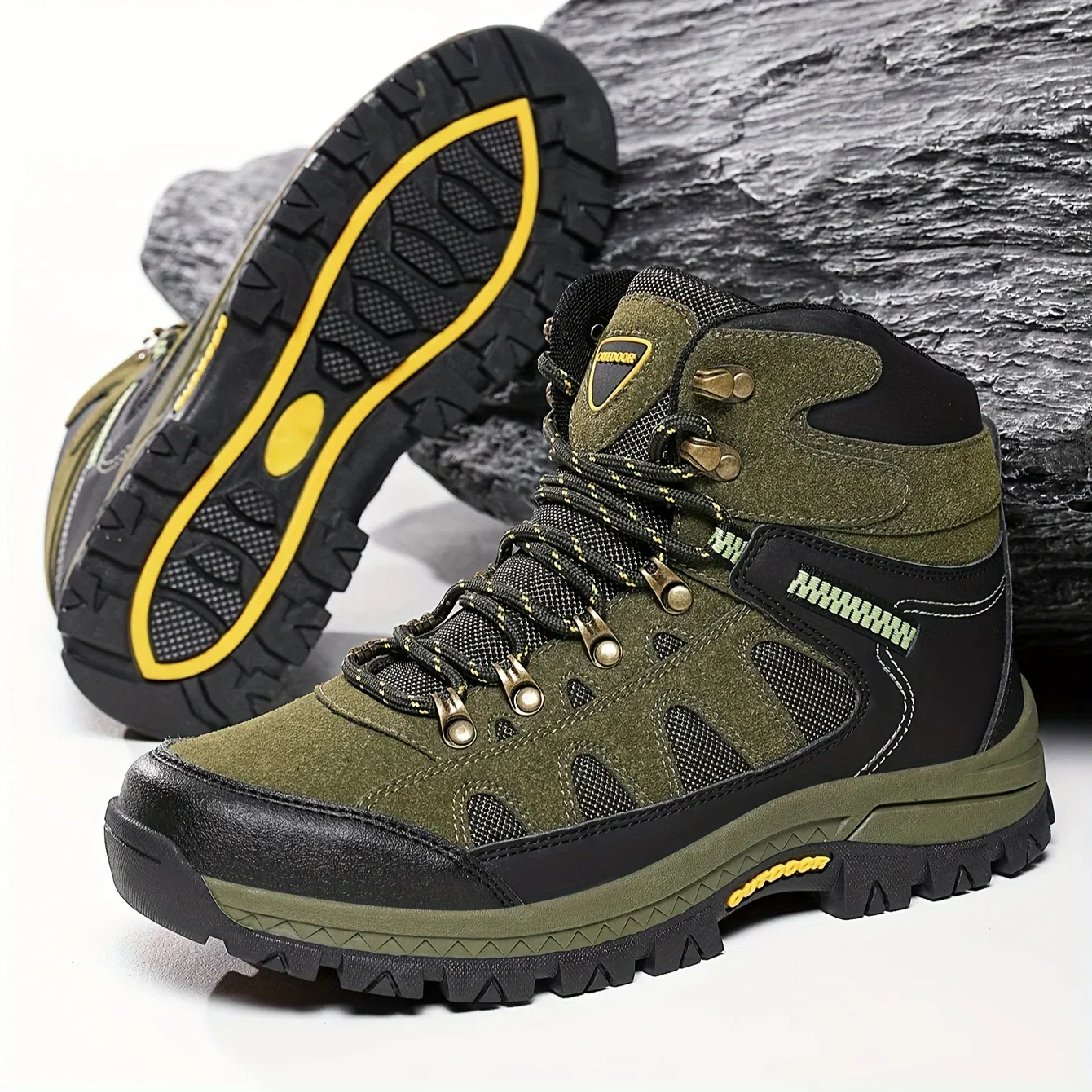Heren boots | Camouflage hiking laarzen met anti-slip zool - Image 10