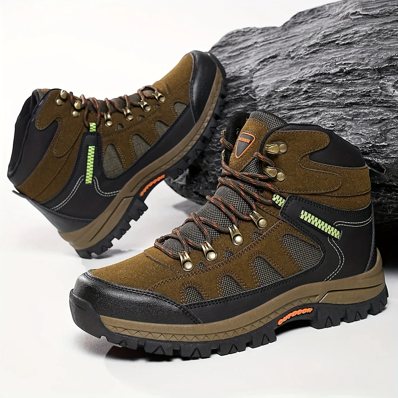 Heren boots | Camouflage hiking laarzen met anti-slip zool - Image 11