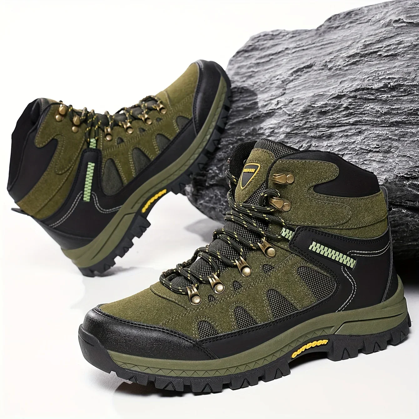 Heren boots | Camouflage hiking laarzen met anti-slip zool - Image 13