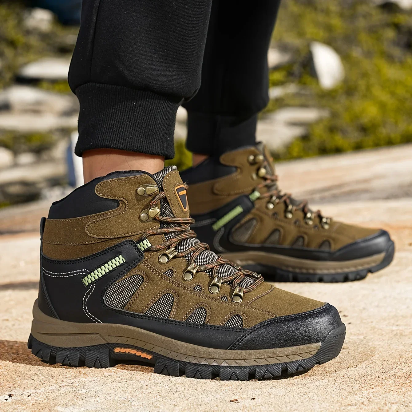 Heren boots | Camouflage hiking laarzen met anti-slip zool - Image 5