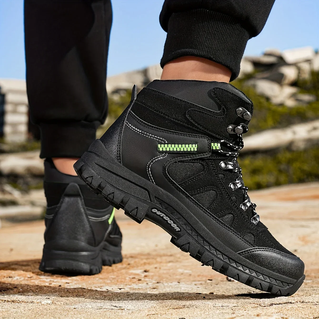 Heren boots | Camouflage hiking laarzen met anti-slip zool - Image 9