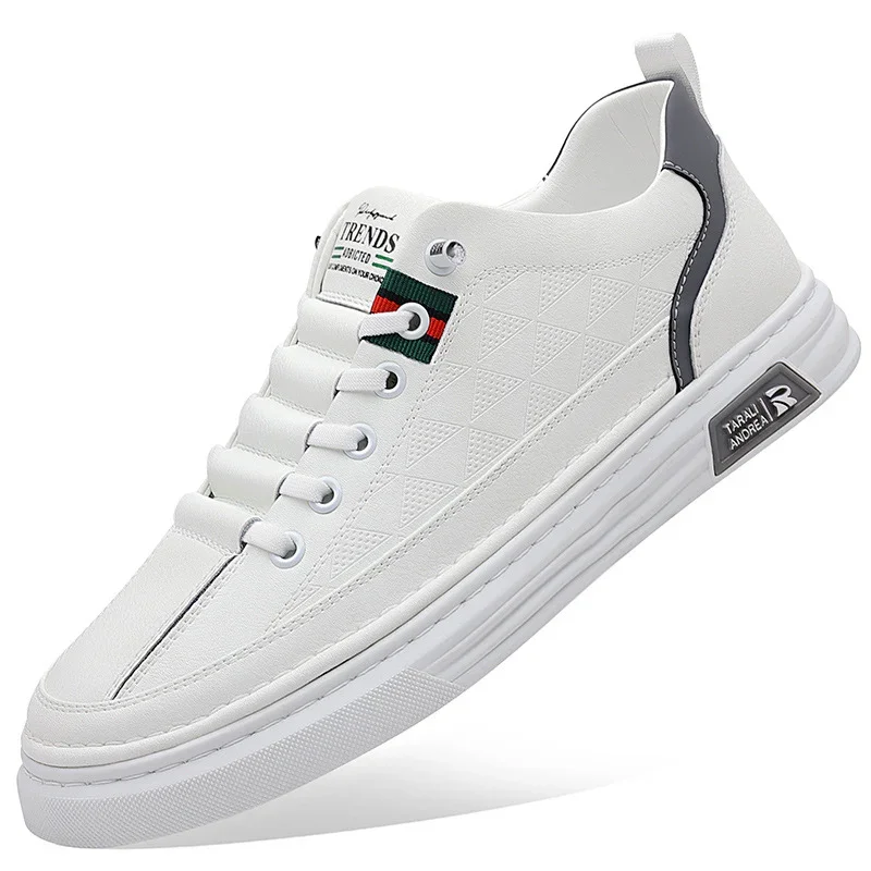 Heren sneakers | Bruine leren schoenen met sportieve zool - Image 16