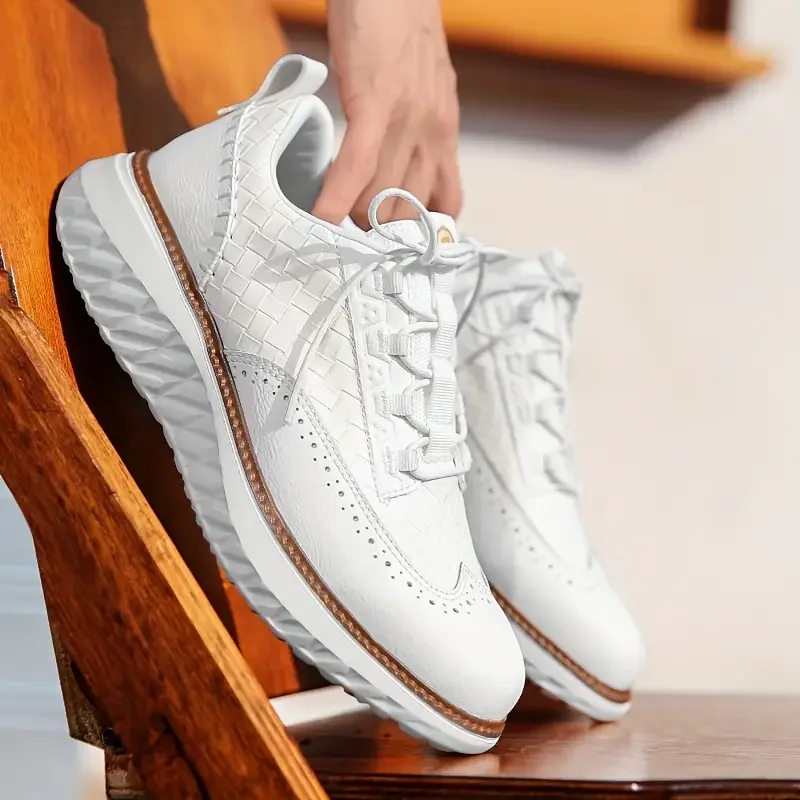 Heren sneakers | Leren casual schoenen met comfortzool - Image 10