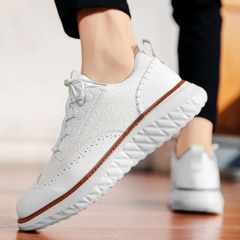 Heren sneakers | Leren casual schoenen met comfortzool - Image 11