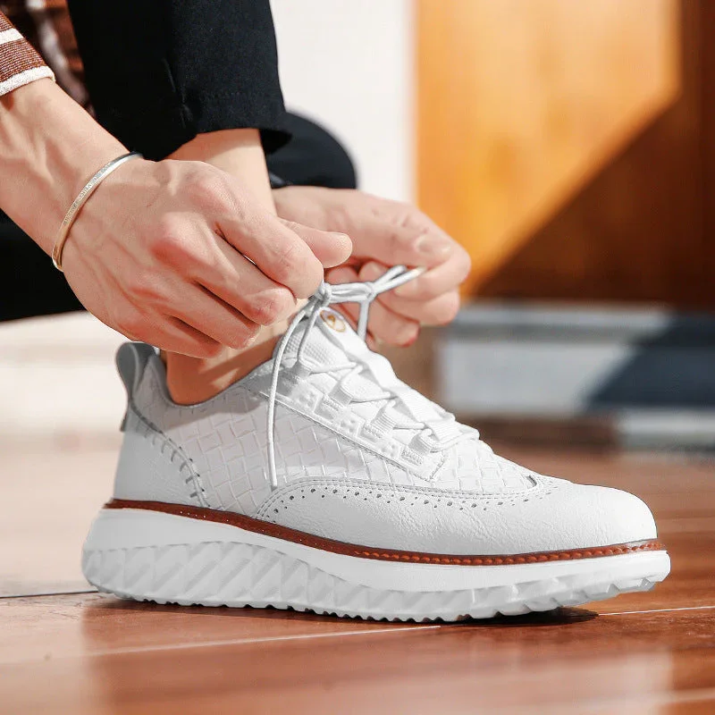 Heren sneakers | Leren casual schoenen met comfortzool - Image 12