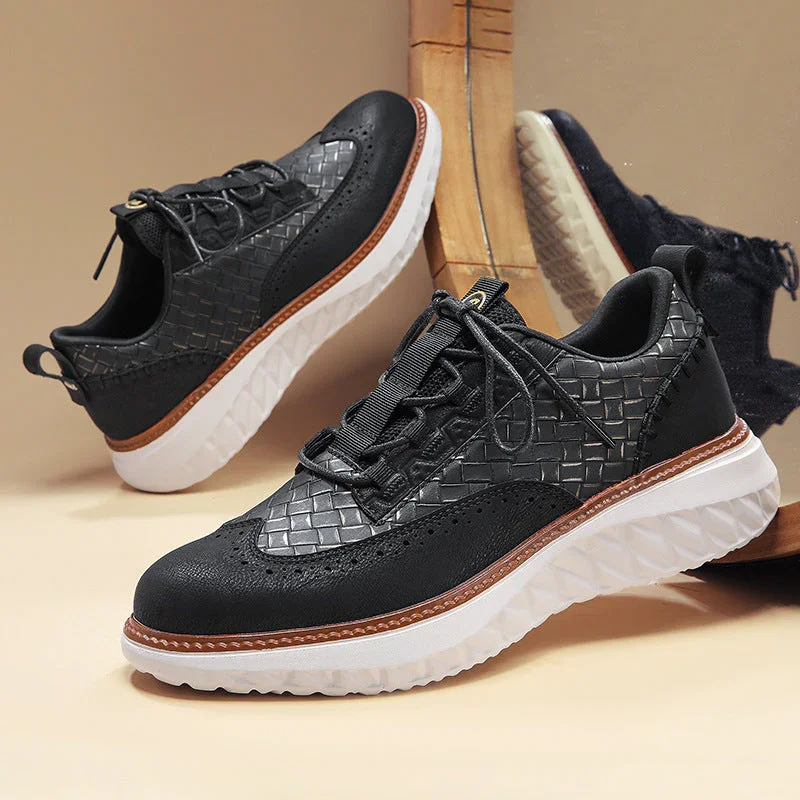 Heren sneakers | Leren casual schoenen met comfortzool - Image 14