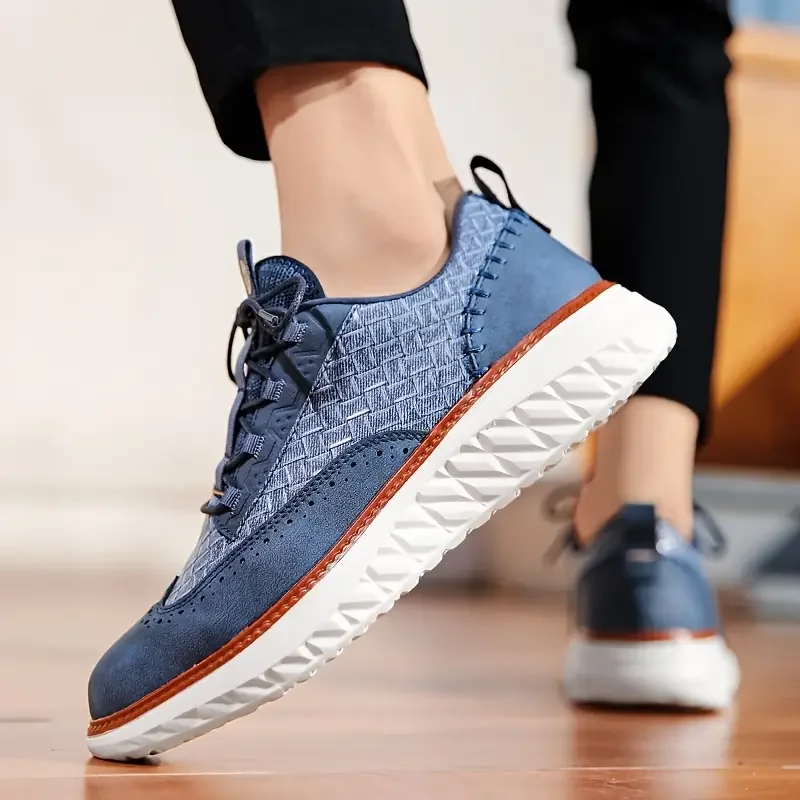 Heren sneakers | Leren casual schoenen met comfortzool - Image 5