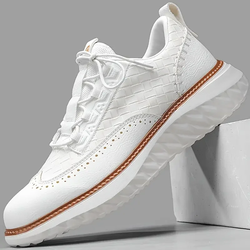 Heren sneakers | Leren casual schoenen met comfortzool - Image 8