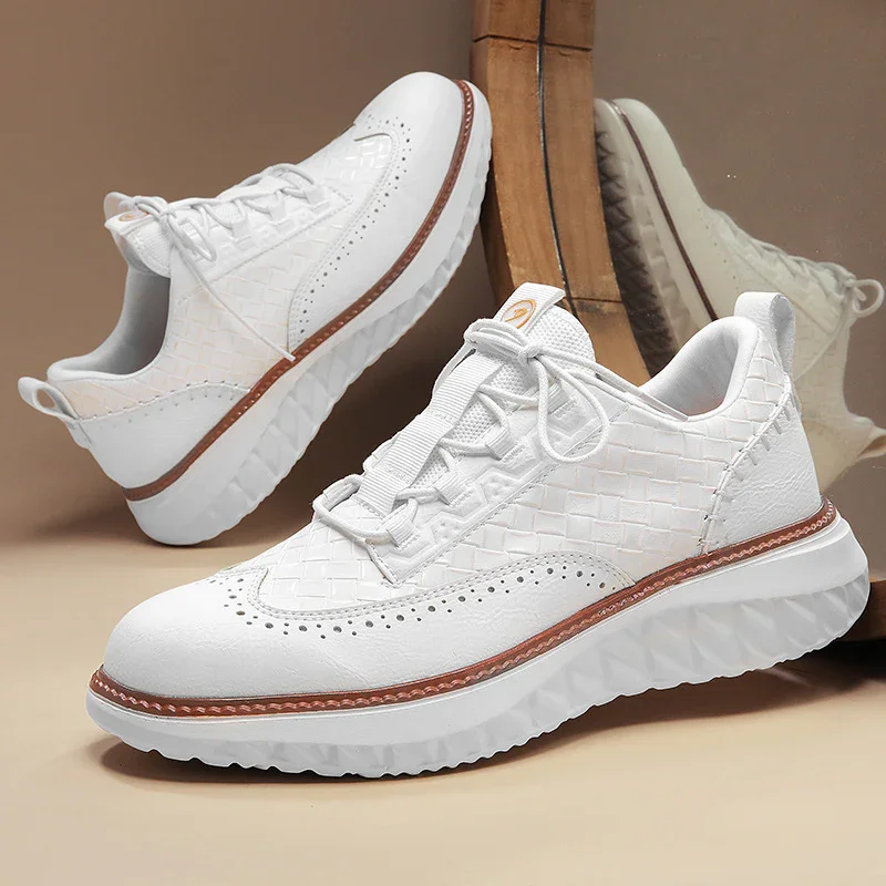 Heren sneakers | Leren casual schoenen met comfortzool - Image 9