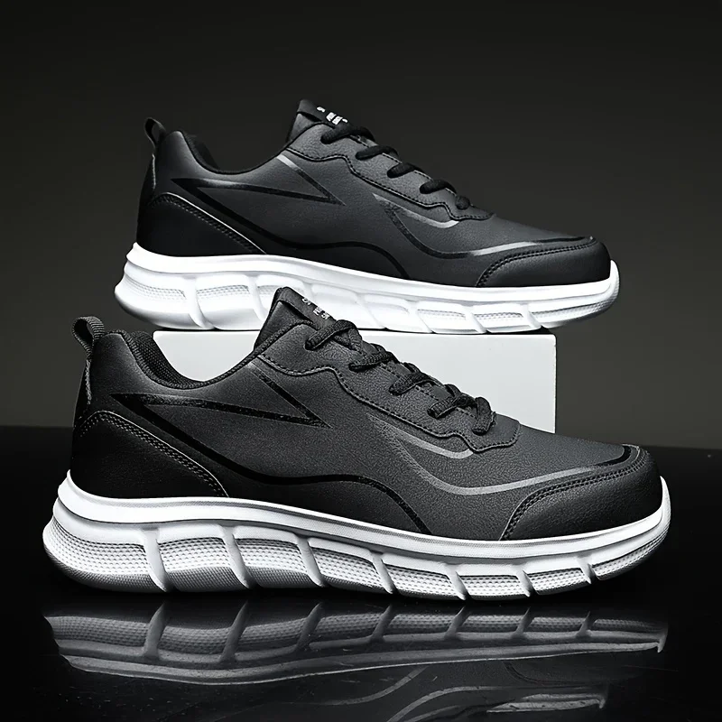 Heren sneakers zwart | Casual non slip sportschoenen - Image 7