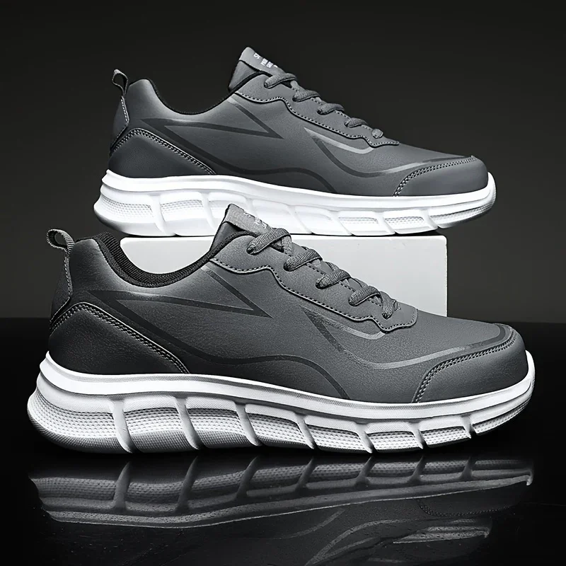 Heren sneakers zwart | Casual non slip sportschoenen - Image 8