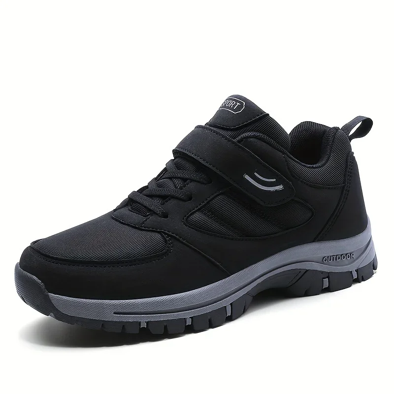 Heren sneakers zwart | Comfortabele sportschoenen met klittenband - Image 6