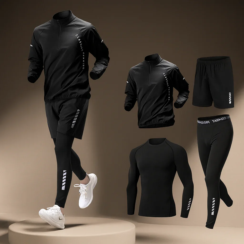 Heren sportset 4-delig | Thermokleding en sportset - Image 3