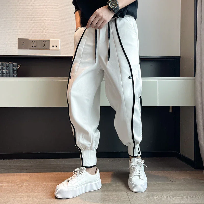 Joggingbroek heren en dames | Grijze tapered joggers met elastische taille - Image 12