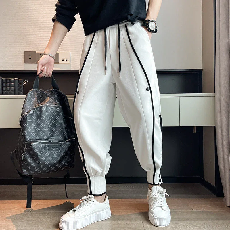Joggingbroek heren en dames | Grijze tapered joggers met elastische taille - Image 13