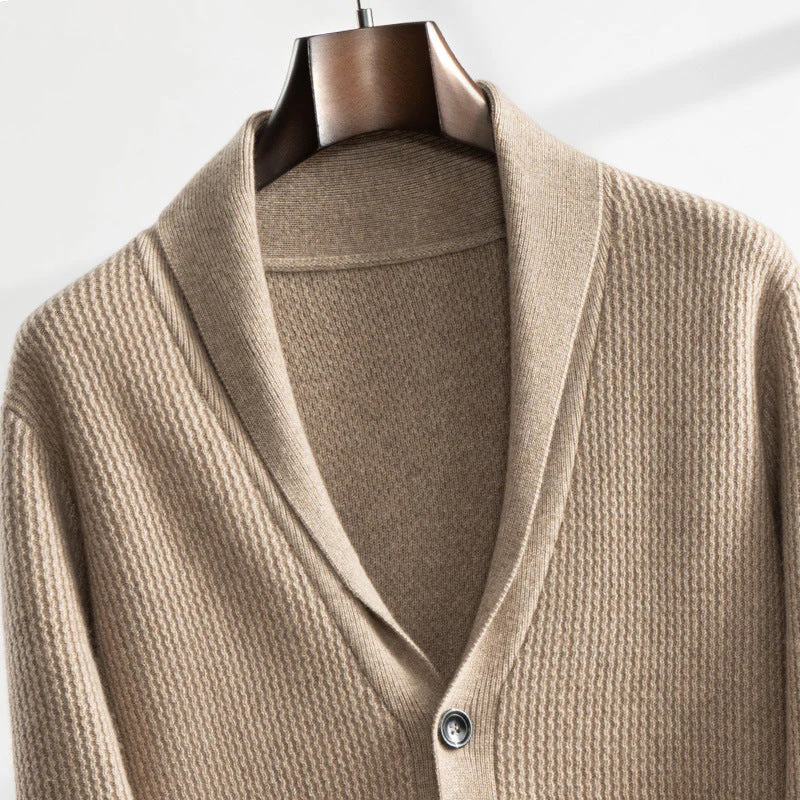 Lunaro Cardigan | Stijlvolle heren vest met sjaalkraag - Image 3