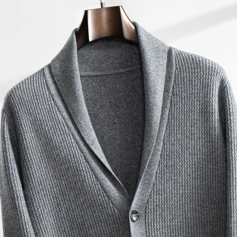 Lunaro Cardigan | Stijlvolle heren vest met sjaalkraag - Image 6