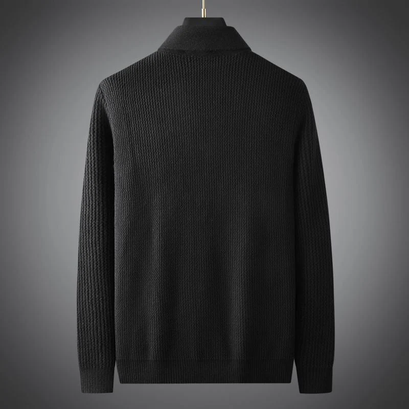 Lunaro Cardigan | Stijlvolle heren vest met sjaalkraag - Image 8