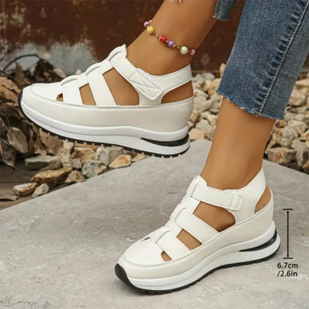 Nicole | Gesloten teen sneaker sandalen - Image 9