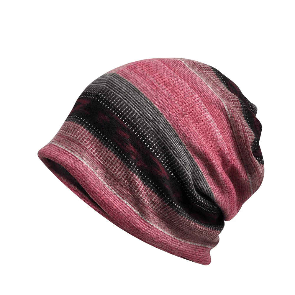 Nordic Stripe | Unisex katoenen muts met velvetvoering en strepen - Image 4