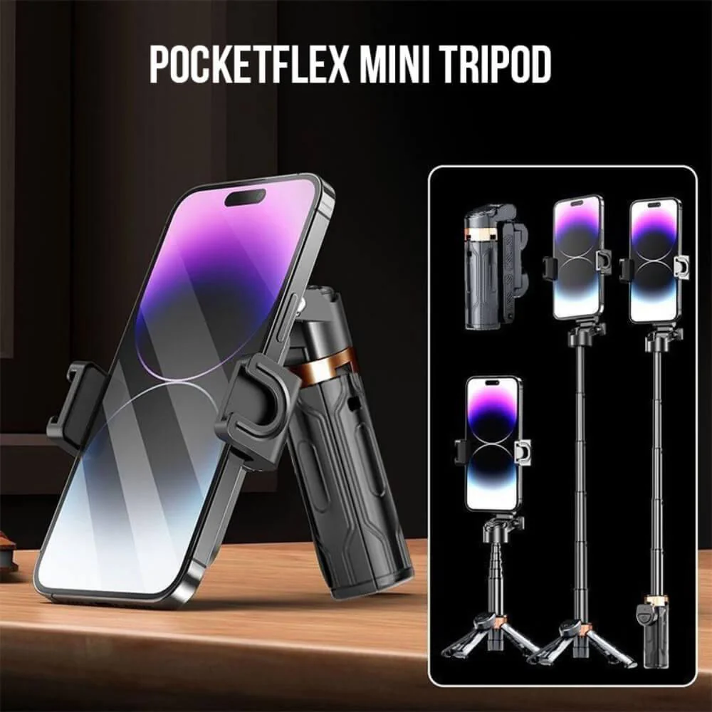 PocketFlex Mini Tripod | De ultieme grip & stabiliteit voor je smartphone