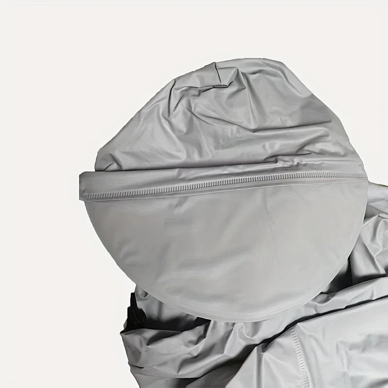 Regenjas dames en heren | Lange waterdichte poncho met capuchon - Image 5