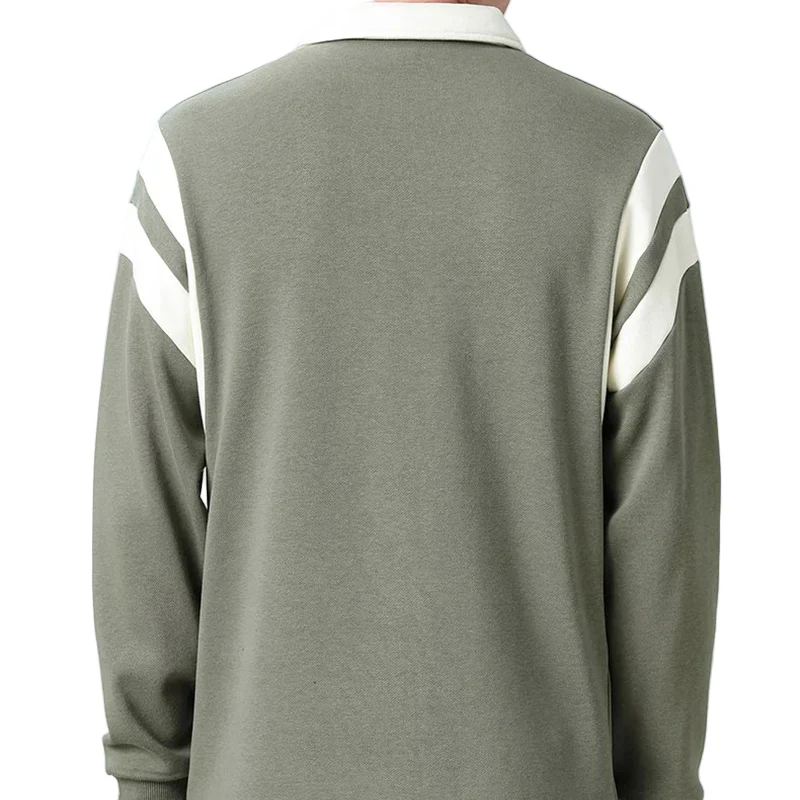 StripeZip | Heren sweater met halve rits en strepen - Image 3
