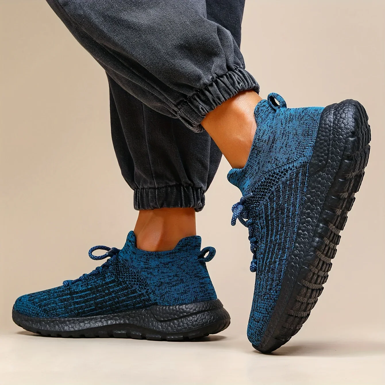 Unisex sneakers zwart | Lichtgewicht sportschoenen - Image 11