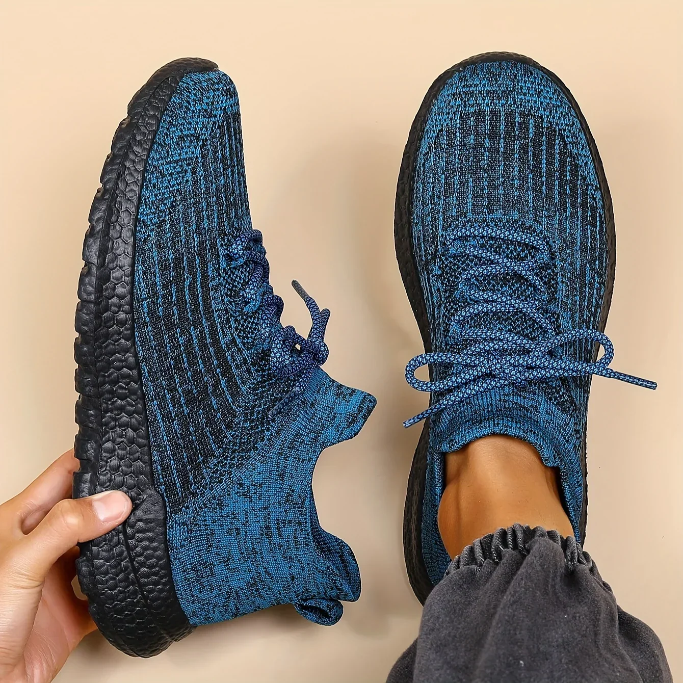 Unisex sneakers zwart | Lichtgewicht sportschoenen - Image 7