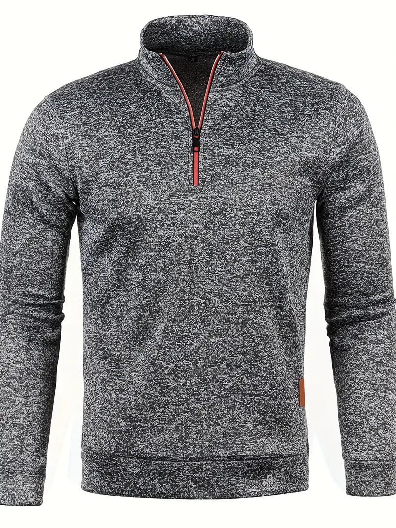Walter | Half-zip trui met strak minimalistisch design - Image 2