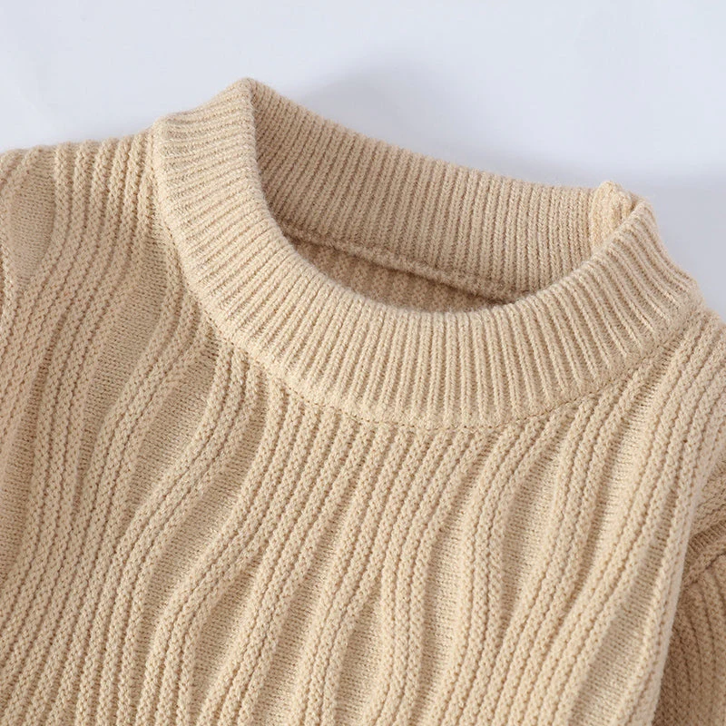 WaveKnit | Heren chunky trui met golvend ribpatroon - Image 6