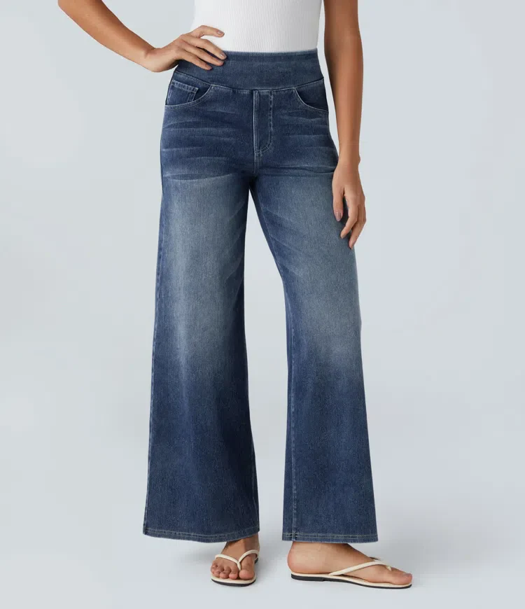 Wide Fit Jeans | Dames jeans met wijde pijpen - Image 4