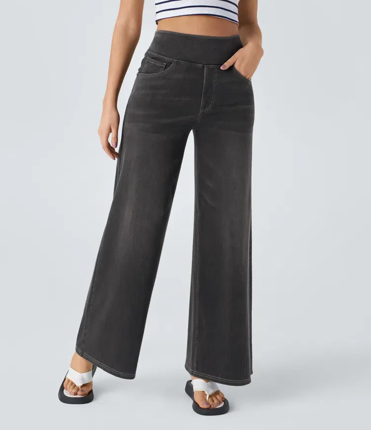 Wide Fit Jeans | Dames jeans met wijde pijpen - Image 5